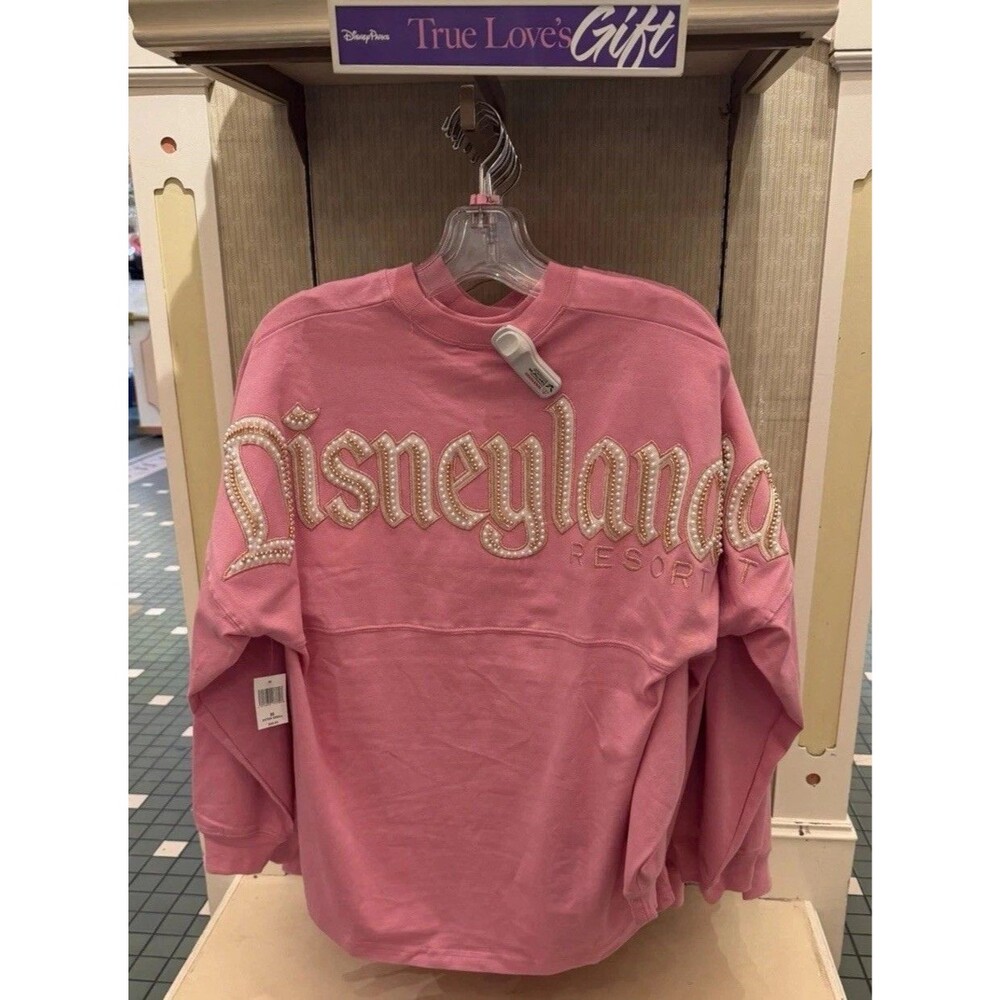 Disneyland 2026 Pink White & Rose Gold Pearl Spirit Jersey Adult M